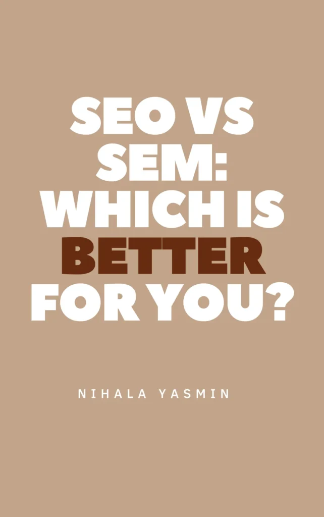 Digital marketing strategist in Wayanad explaining SEO vs SEM strategies